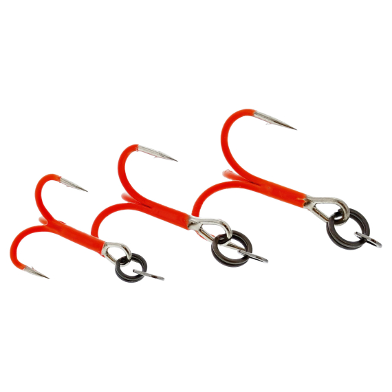 Westin Rigged Trout Treble Hooks Uv Orange i gruppen Krok & Småplock / Krok / Trekrok hos Sportfiskeprylar.se (T108-805-064r)