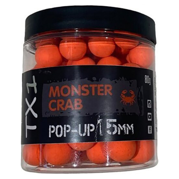 Shimano TX1 Monster Crab Pop-up i gruppen Fiskedrag / Boilies, Krokbeten & Mäsk / Popups hos Sportfiskeprylar.se (TX1MCPU1250r)