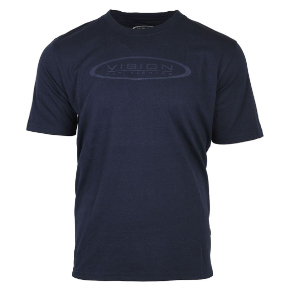 Vision Logo T-shirt Navy Blue i gruppen Kläder & Skor / Kläder / T-shirts hos Sportfiskeprylar.se (V3051-Sr)