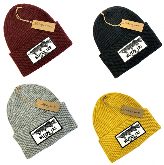 Wolfcreek Pike Patch Knitted Beanie (Onesize) i gruppen Kläder & Skor / Kepsar & Huvudbonader / Mössor hos Sportfiskeprylar.se (WCL-00515r)