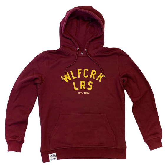 Wolfcreek Lures Logo Hoodie, Burgundy i gruppen Kläder & Skor / Kläder / Tröjor / Hoodies hos Sportfiskeprylar.se (WCL-05-HOOD-03-BRGr)