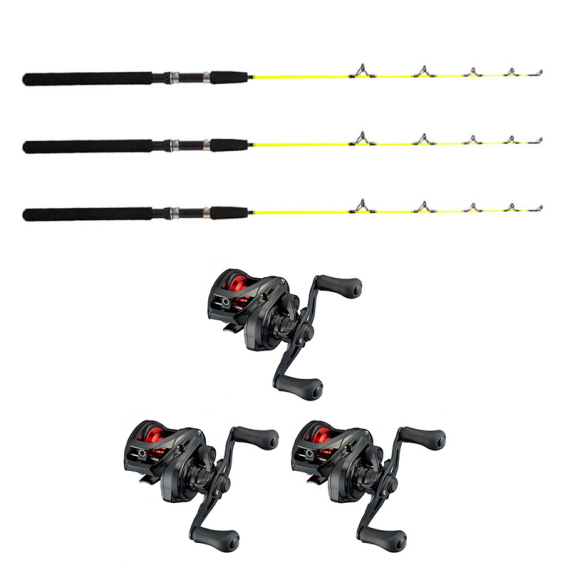 Daiwa PR100L / Fladen Ice Pike 115cm Vänster 3-Pack i gruppen Fiskemetoder / Vinterfiske / Isfiskeset / Ismeteset hos Sportfiskeprylar.se (daiwapr3pcs-set)