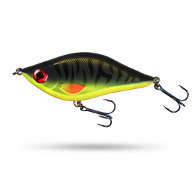 Harakiri Superswimmer 13cm, 79g Slow Sink - Black Perch