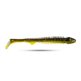 Scout RibKick 10cm (8-pack) - Muddy Chartreuse