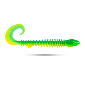 Scout RibTail 10cm (8-pack) - Lime UV