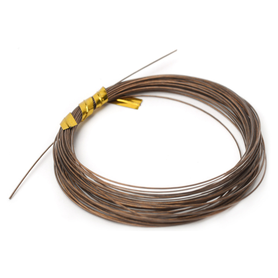 Partridge Bauer Pike Leader Wire 60lb - Brown i gruppen Krok & Småplock / Tafsar & Tafsmaterial / Tafsmaterial hos Sportfiskeprylar.se (ph-aw49-60-5b)