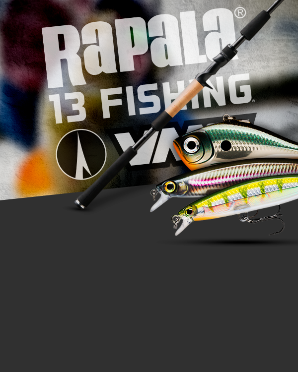 REA på Rapala, 13 Fishing & VMC!