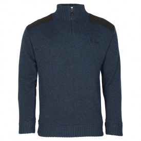 Pinewood Hurricane Sweater D.Navy Mel