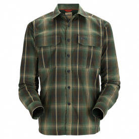 Simms Coldweather Shirt Forest Hickory Plaid