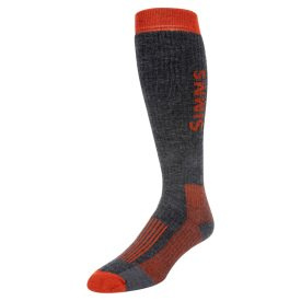 Simms Merino Midweight OTC Sock Carbon