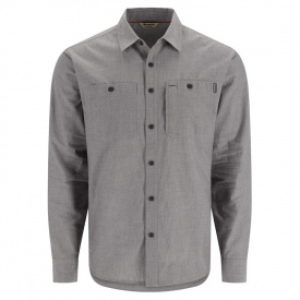 Simms Cutbank Chambray Shirt Cinder Chambray