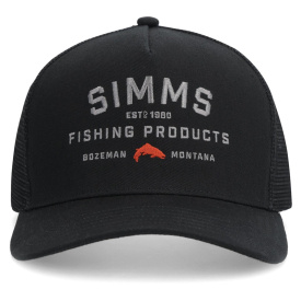 Simms Double Haul Trucker Black