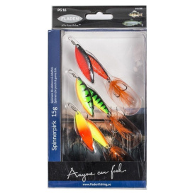 Fladen Spinnerpilk 3-pack 15g Fluo