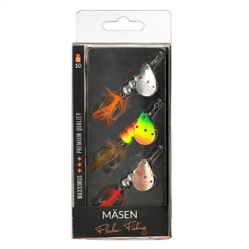 Fladen Mäsen 10g Spinnare 3-pack