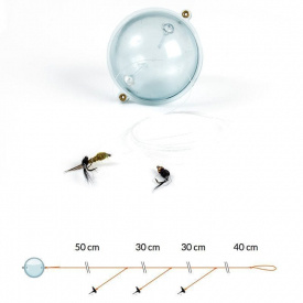 Fladen Flugkast Med Flytkula & Nymfer