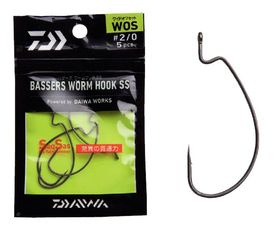 Daiwa Bassers Worm Hook Wos