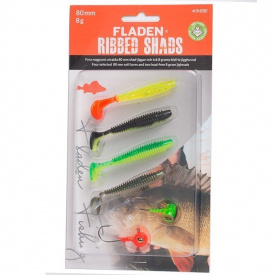 Fladen Jiggsortering Ribbed Shad