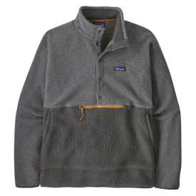 Patagonia M's Retro Pile 1/2 Snap P/O, Forge Grey