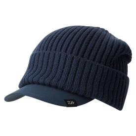 Daiwa Knit Cap With Brim - Navy