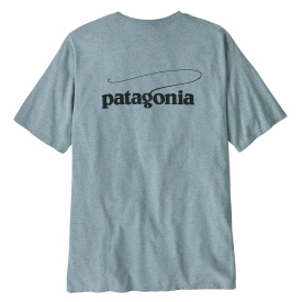 Patagonia M's Casting Logo Responsibili-Tee Thermal Blue