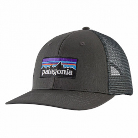 Patagonia P-6 Logo Trucker Hat Forge Grey