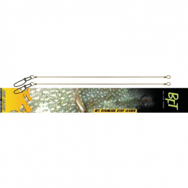 BFT Stiff Jerkbait Leader stainless 12 - 2-pack