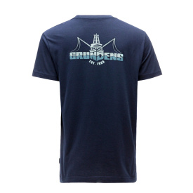 Grundéns Logo Boat SS T-Shirt Dark Navy