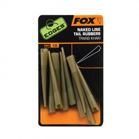 Fox Edges Naked Line Tail Rubbers 10-pack