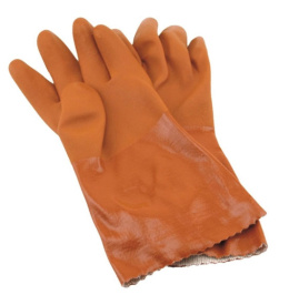 Sea Grip Vinyl Waterproof Gloves, Orange