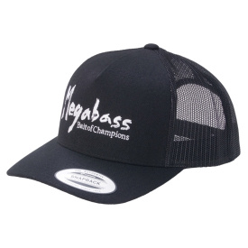 Megabass Cap Brush Trucker Black/White