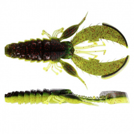 Westin CreCraw Creaturebait 8,5cm 7g - Black/Chartreuse (5-pack)