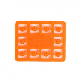 Attractor beads 5mm - Fl. Orange