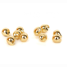 Tungsten Offset Beads Gold (10pcs)