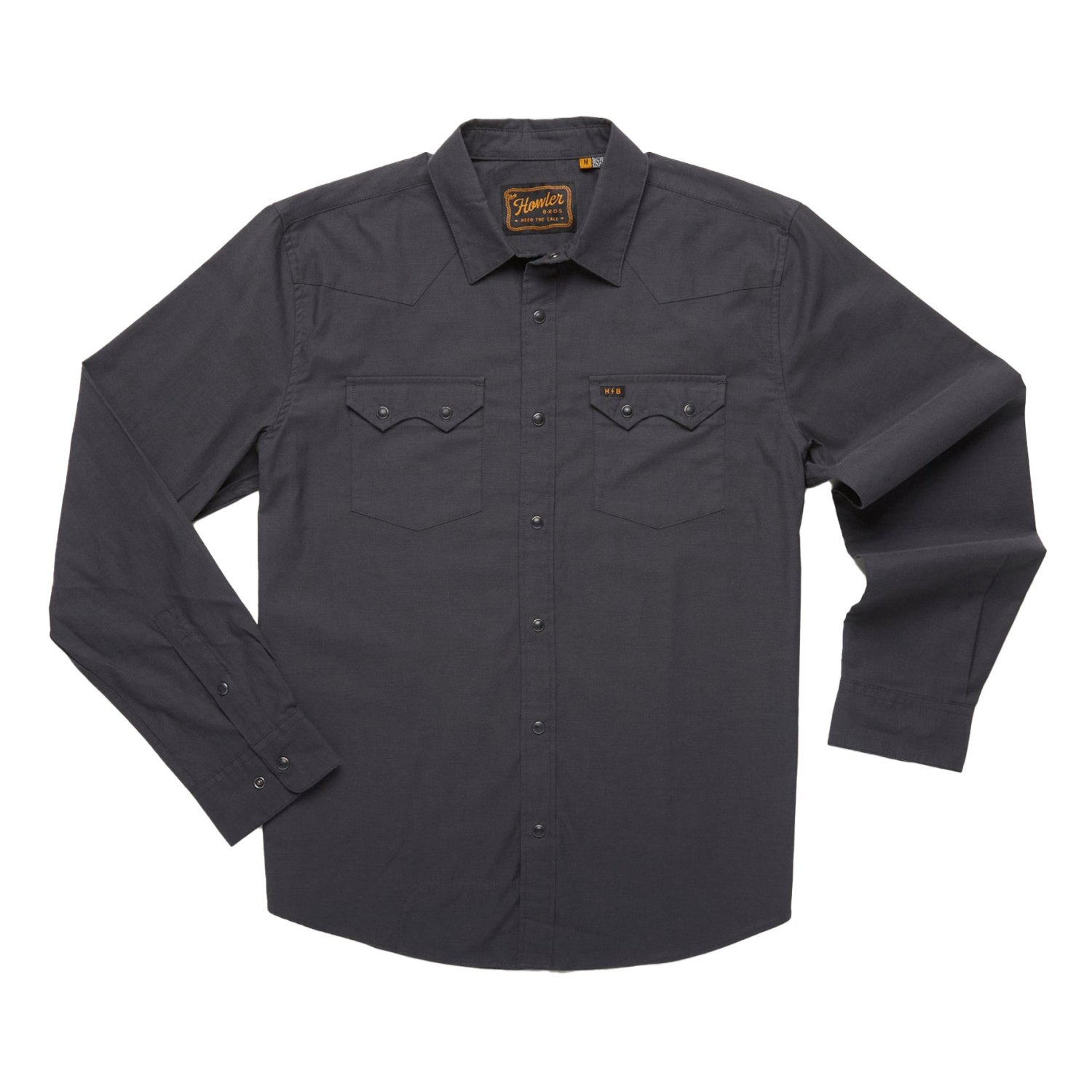 Howler Crosscut Snapshirt Midnight Chambray