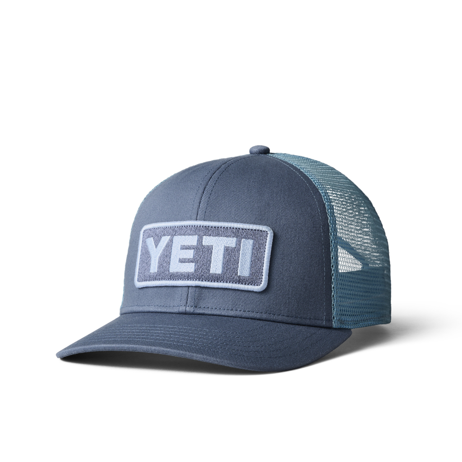 Yeti Logo Badge Trucker Hat Indigo