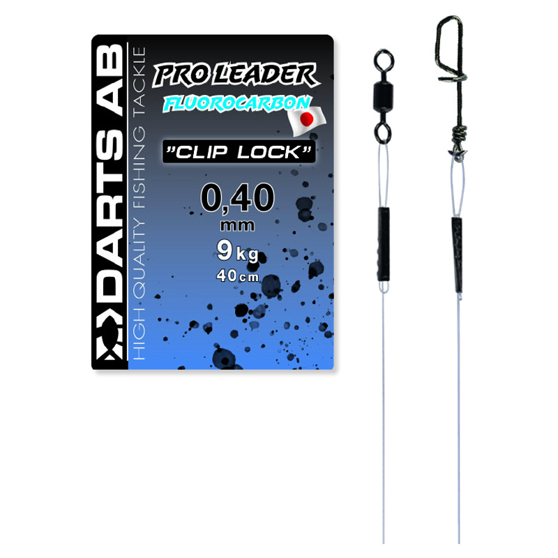 Tafs Cliplock Fluorocarbon 40cm 9kg