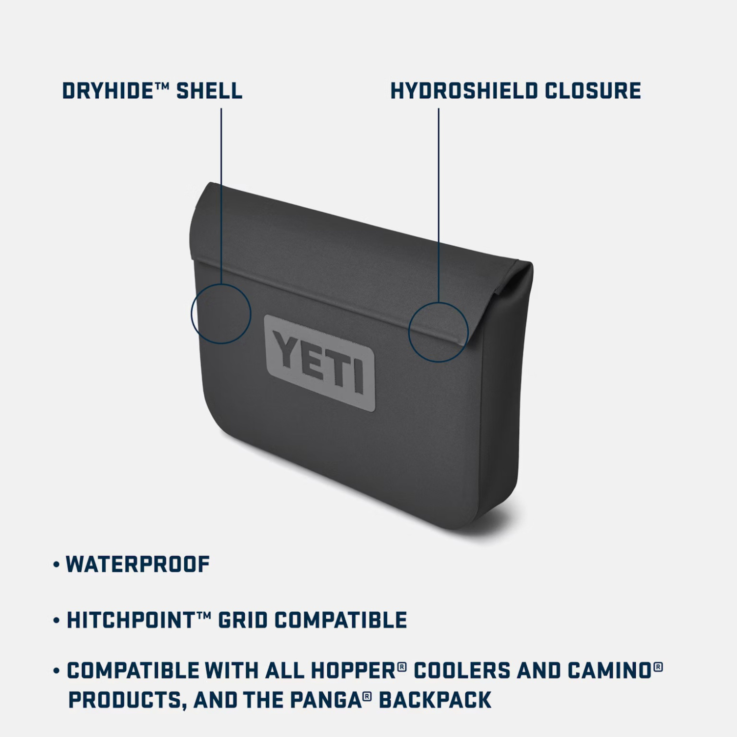 Yeti Sidekick Dry 3L Waterproof Gear Bag - Navy