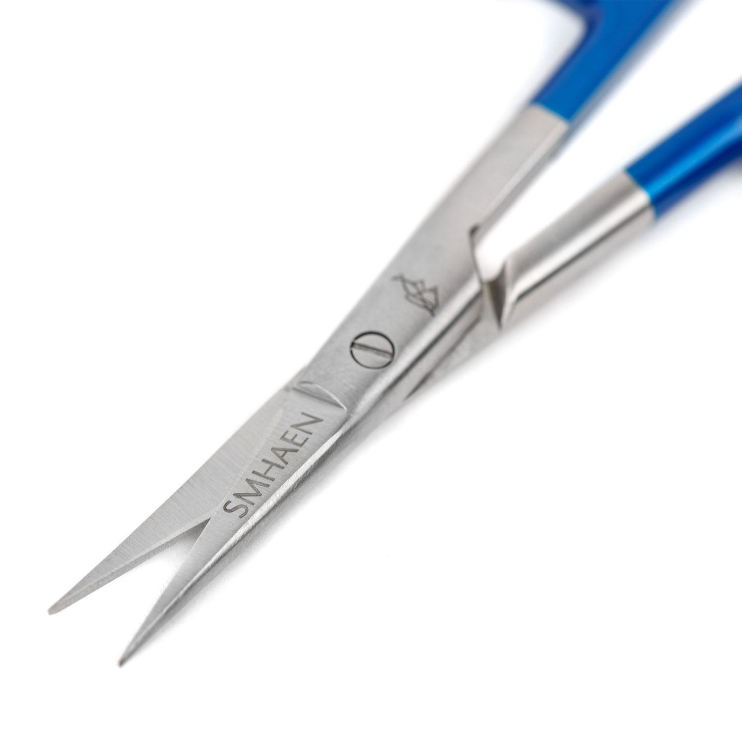 SMHAEN Scissor Straight 4\'\' Tungsten Carbide Fine Blade Blue